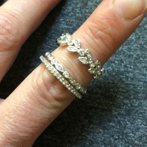 NIB Stella & Dot Claudia Stackable Bands size 7